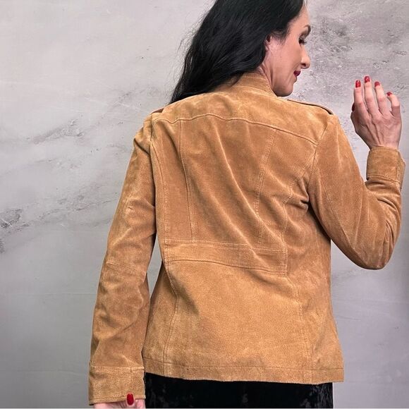 Prosper & Devine lined leather blazer jacket - Picture 2 of 4